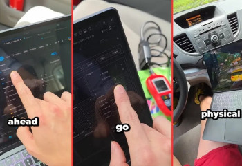 Реальный Honda CR-V превратился в игровой контроллер