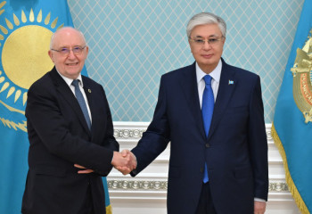 Kassym-Jomart Tokayev holds talks with  President of  ICAO Council