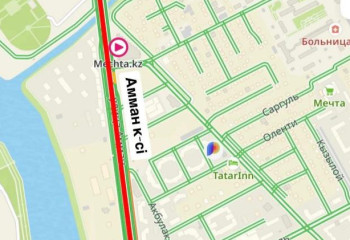 Елордада Амман көшесінің учаскесі жөндеу жұмысына байланысты жабылады