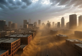 Сильный ветер, пыльные бури и пожарная опасность ожидаются 14 июля