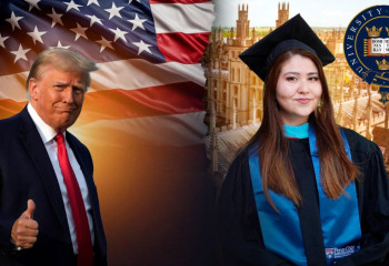 АҚШ-та оқыған қазақ қызы | Трамптың универі, енді – Оксфорд