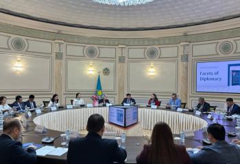 Presentation of  book “Facets of Kazakhstan’s Diplomacy” by Akmaral Arystanbekova  held in Almaty