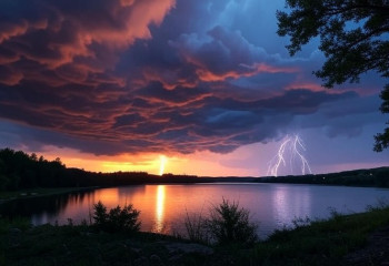 Казахстанцам напомнили, чем опасна гроза у воды