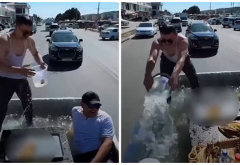 Ташкент тұрғындары көліктерін бассейнге айналдырды