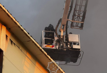 Астана базарындағы өрт толығымен сөндірілді