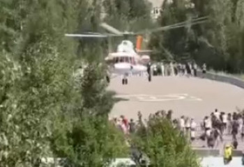 Медеудегі тікұшақ туристерді шошытты