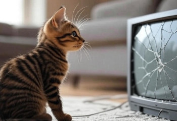 «Виноваты котята»: бабушка объяснила падение телевизора, чтобы избежать ссоры