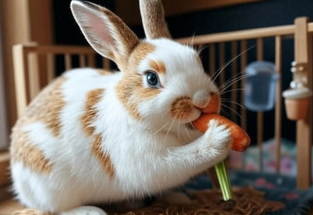 Он же не спит: хозяин три ночи наблюдал за кроликом, прежде чем узнал правду