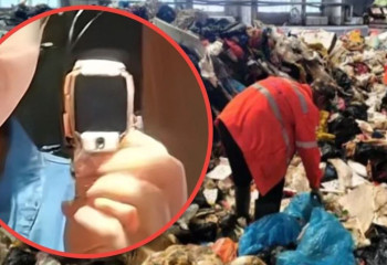 Шенеуніктер қызметкерлерге смарт-сағатты 8 тонна қоқыстың ішінен іздеткен