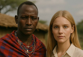 Продала всё и сбежала в Африку: история любви швейцарки и африканца из племени масаи
