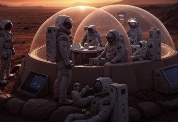 This wild bioplastic made of algae just aced a Mars pressure test