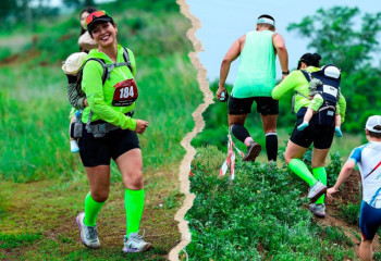 Сәбиін арқалап 12 шақырым жүгірген ана Гиннесс рекордына үміткер атанды