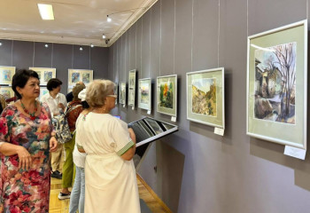 Суретші-график Құраш Зульфикардың жеке көрмесі ашылды