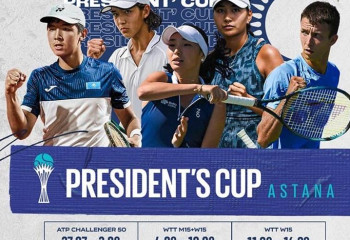 «Президент кубогы»: Астанада теннистен беделді турнирлер өтеді