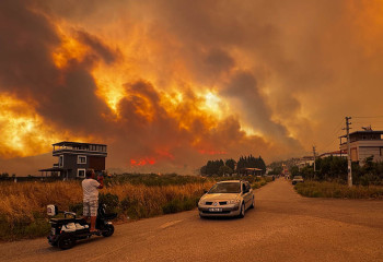 Түркияның бірнеше провинциясында орман өрті өршіп тұр