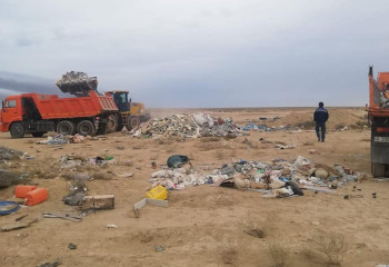 Маңғыстауда жыл басынан бері 10 мың тоннаға жуық қоқыс жиналды