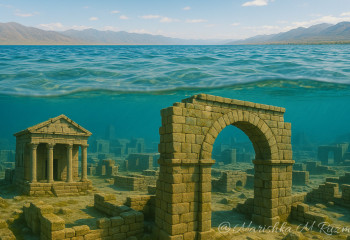 Робот-водолаз нашёл затопленный город на дне Иссык-Куля