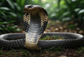 Годовалый ребёнок загрыз кобру в Индии : змея погибла, мальчик выжил