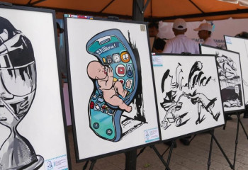 Художественный диалог времён: в Семее открылась выставка Аңсаған Мустафы, посвящённая наследию Абая