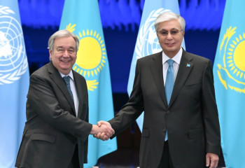 Тоқаев БҰҰ Бас хатшысы Антониу Гутерришпен келіссөз жүргізді