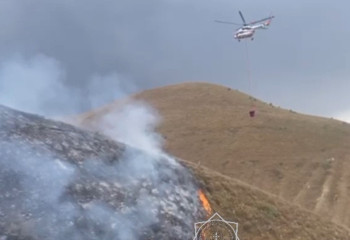 Алматы облысының Қарасай ауданында таулы жерден өрт шықты