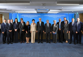 Tokayev and Secretary General visit UN regional centre in Almaty