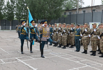 Астанада 125 сарбаз  ант қабылдады