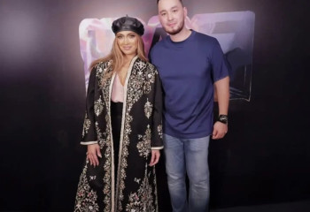 Jennifer Lopez tries on Kazakh traditional camzol diring her visit to Astana