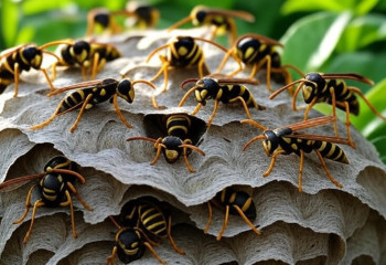 Осы построили радиоактивные гнёзда из отходов времён Холодной войны