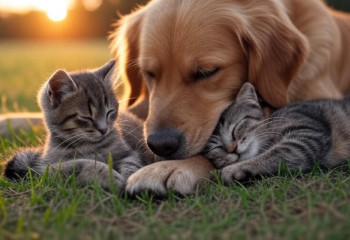 «Это не твоя кошка»: в ветклинике Алматы узнали о необычной привязанности собаки