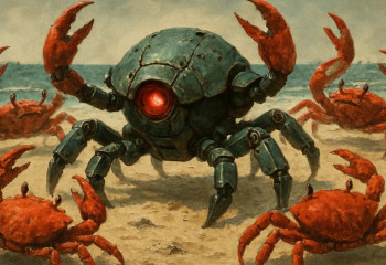 Робот-краб вызвал бурю эмоций у настоящих крабов - эксперимент вышел из-под контроля