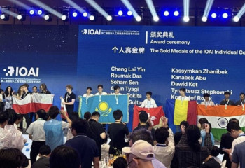 Kazakh school students win 7 medals at International Olympiad in Artificial Intelligence