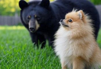 Размер не важен: как маленький пес прогнал медведя из дома