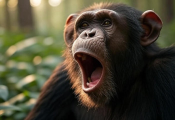 Шимпанзе «подхватили» зевоту от человекоподобного робота – что говорит наука