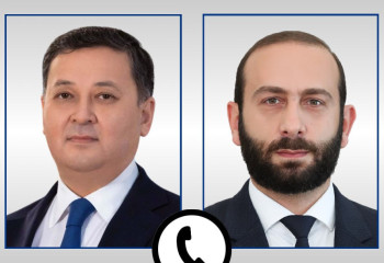 Kazakh,  Armenian PMs talk over phone