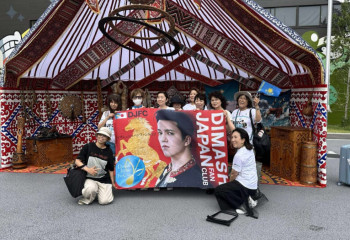Japanese fans of Dimash perform Kazakh national anthem at EXPO 2025 in Osaka