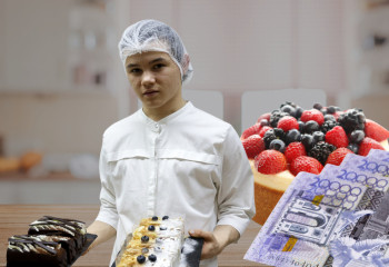 Айына жарты миллион теңге табатын жас шеф-кондитер құпиясымен бөлісті