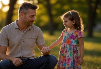 Папа из Казахстана рассказал о трогательной традиции «свиданий» с дочкой