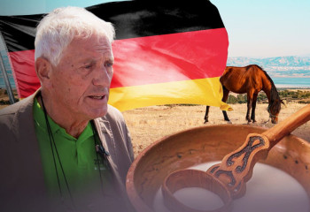 Германияда қазақтың қымызын өндіріп отырған фермер