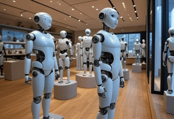 В Пекине открылся первый магазин человекоподобных роботов