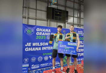 Kazakhstani badminton players win bronze at JE Wilson Ghana International 2025