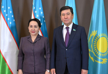 Мәжіліс спикері өзбекстандық әріптесімен кездесті