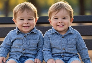 «А где мой такой?» — малыш удивился близнецам в парке