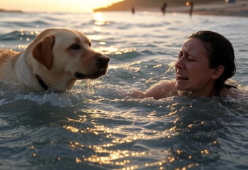 В Актау лабрадор спас 13-летнюю девочку из моря ценой собственной жизни