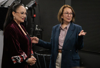 Танымал тележүргізуші Сәнді Сұлтан Qazcontent журналистеріне лекция-тренинг өткізді