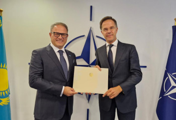 Ambassador of Kazakhstan presents credentials to NATO Secretary General
