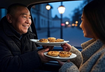 Пирожки от мамы: неожиданная остановка превратилась в тёплый жест