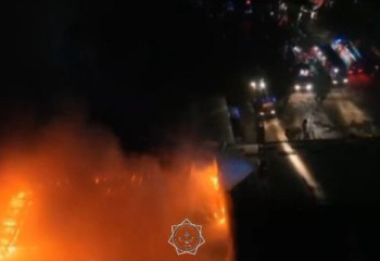 Түркістан облысында қоймадағы алапат өрт сөндірілді