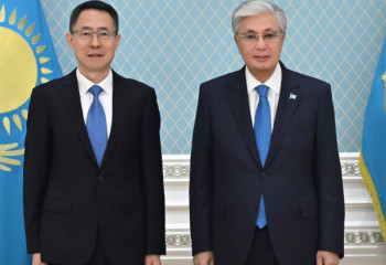 Head of State receives Ambassador of People's Republic of China to Kazakhstan Han Chunlin
