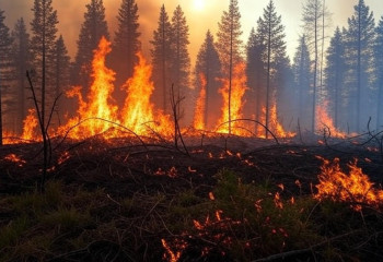 По подозрению в поджогах лесов в Испании задержали 48 человек